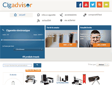 Tablet Screenshot of cigadvisor.com